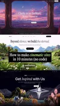 Build Cinematic AI Websites in 10 Minutes
