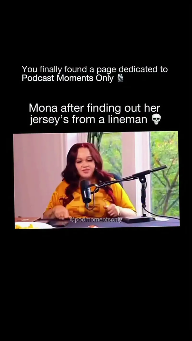 Mona Love’s Viral Reaction to the Lineman Jersey Joke