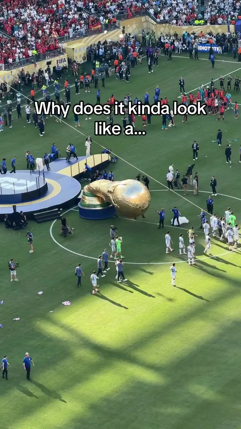 Why does the World Cup trophy look like that? 💀