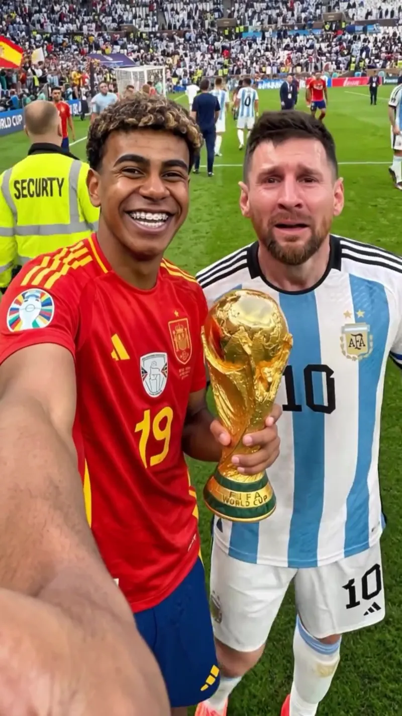 Lamine Yamal vs Messi: The Ultimate World Cup AI Edit