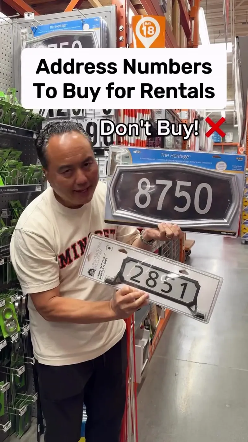 The Best Address Numbers for Your Rental Property
