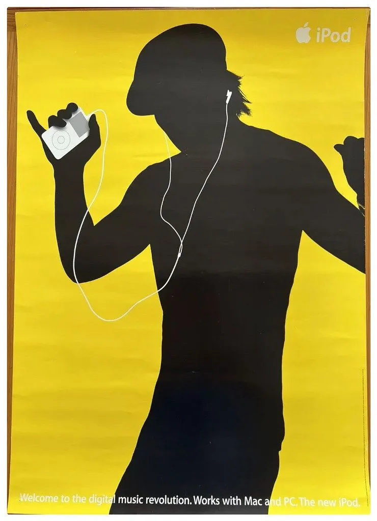 iPod Silhouette — Yellow Dancer