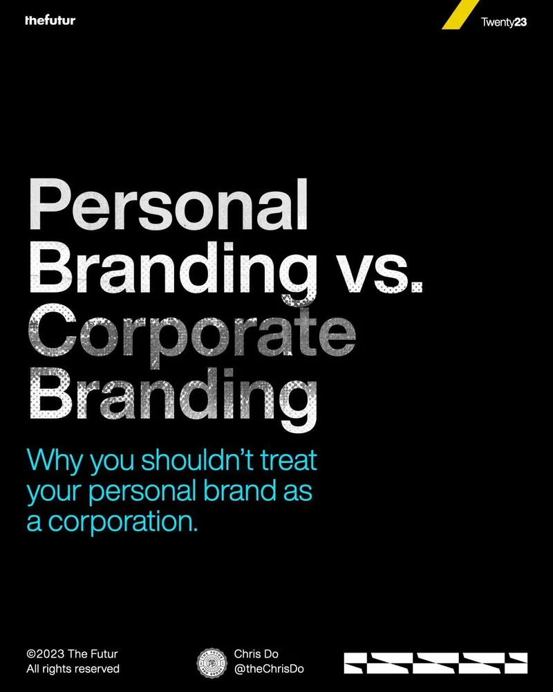 Have you noticed how many people treat their personal brands the way corporations do?