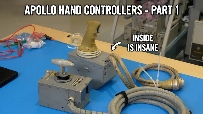 Apollo Hand Controllers - Part 1: we look at the "sticks" that were used to fly the spacecraft